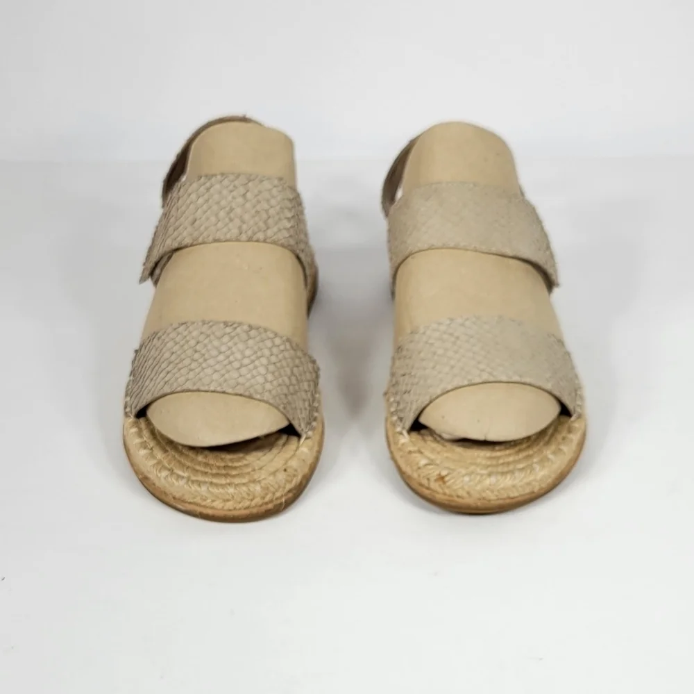 Eileen Fisher Sandals Espadrilles #298 Size 6.5